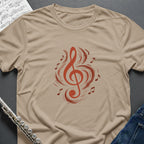 Treble Clef Swirls T-Shirt