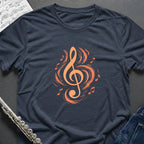 Treble Clef Swirls T-Shirt