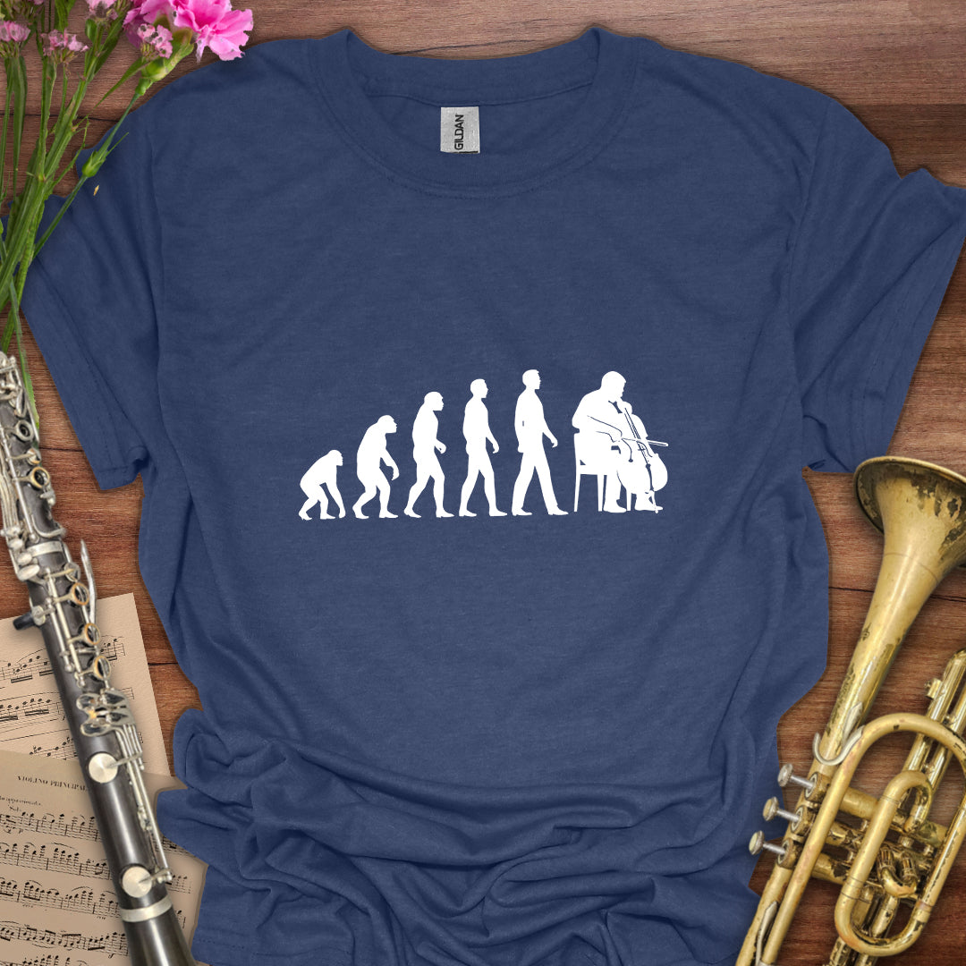 Evolution Cello T-Shirt