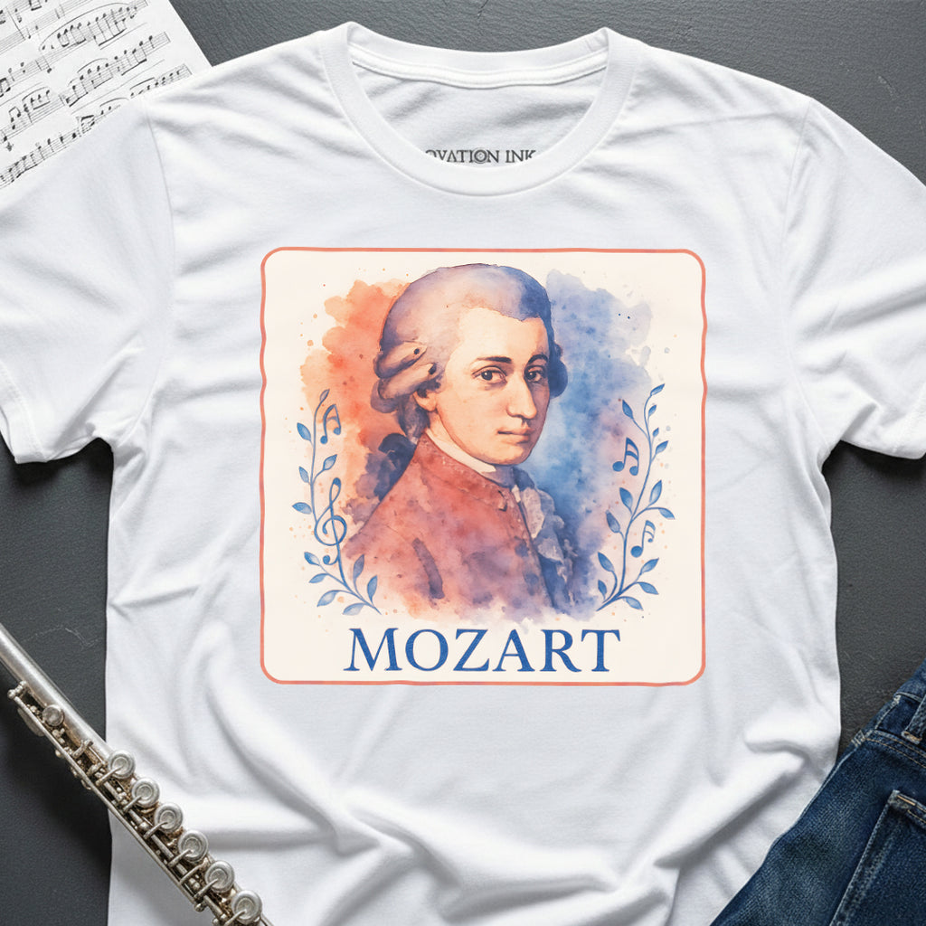 Watercolor Mozart T-Shirt