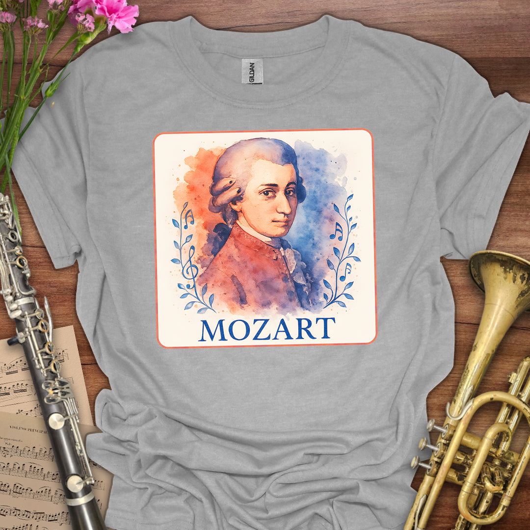 Watercolor Mozart T-Shirt