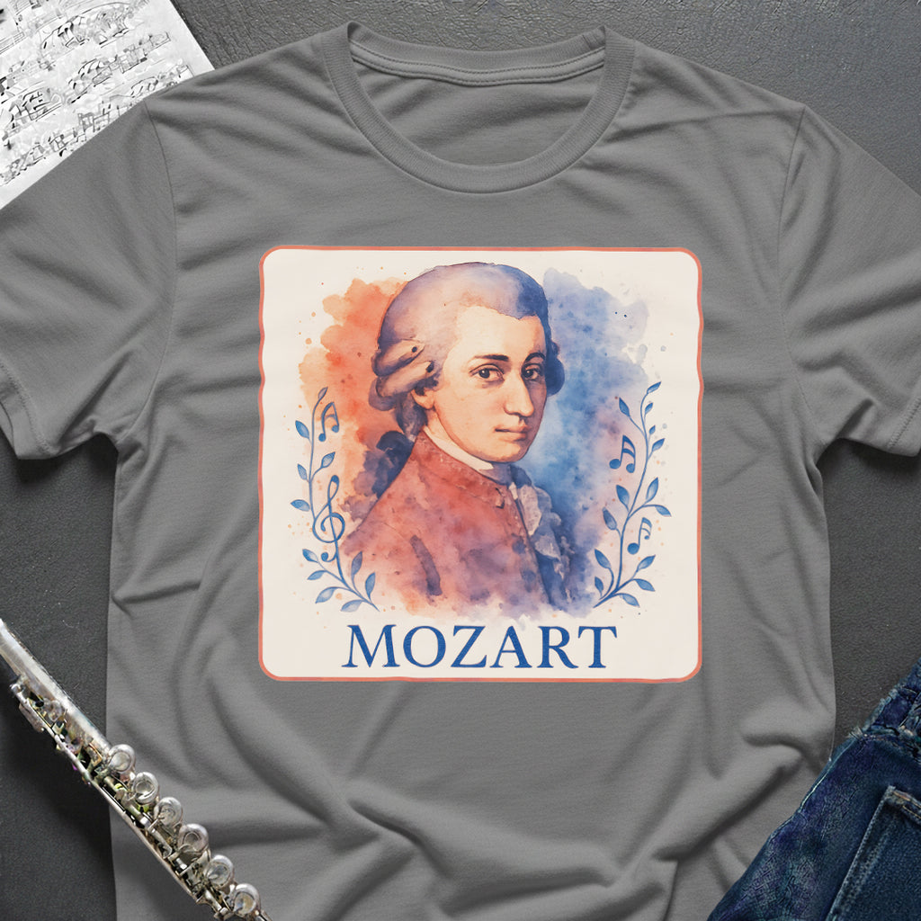 Watercolor Mozart T-Shirt