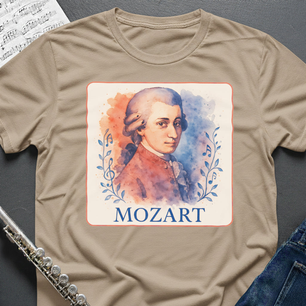 Watercolor Mozart T-Shirt