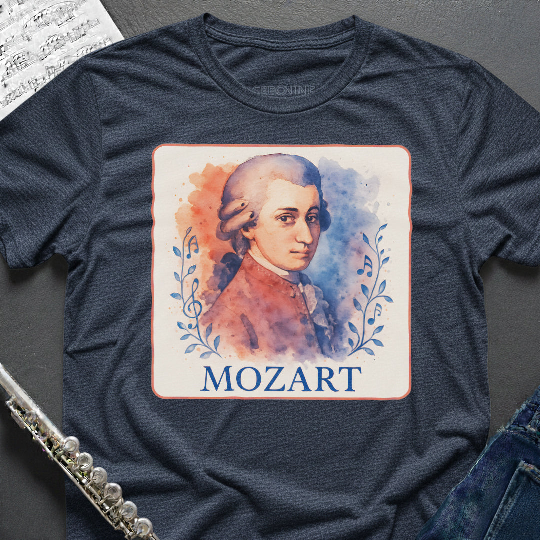 Watercolor Mozart T-Shirt