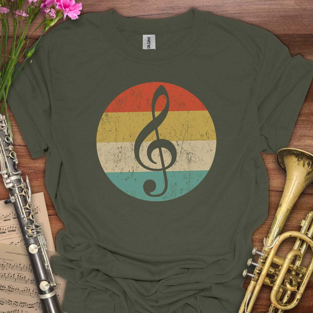 Treble Clef Vintage T-Shirt