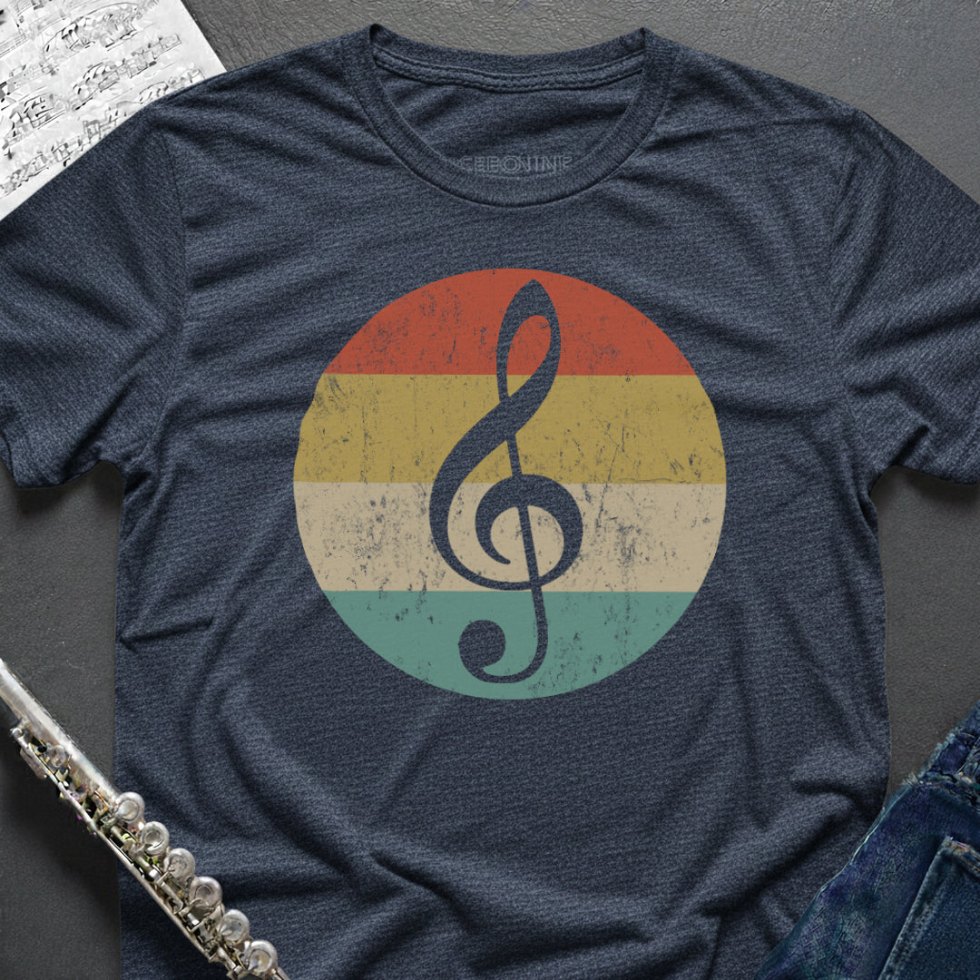 Treble Clef Vintage T-Shirt