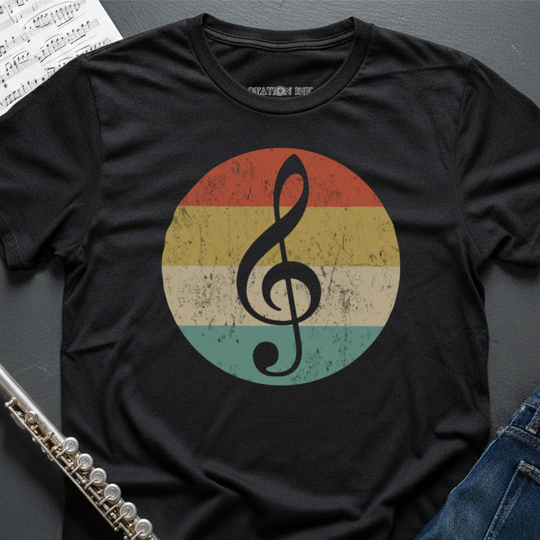 Treble Clef Vintage T-Shirt