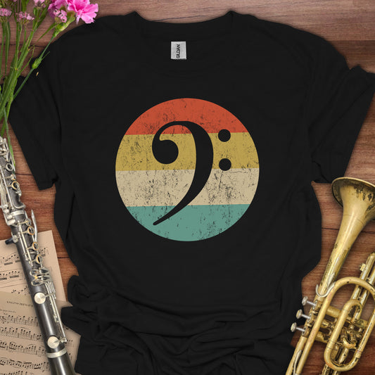 Bass Clef Vintage T-Shirt