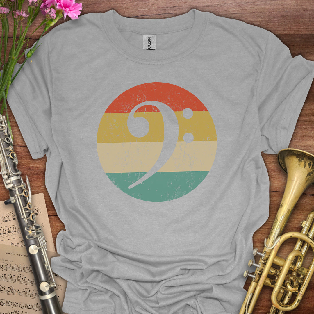 Bass Clef Vintage T-Shirt