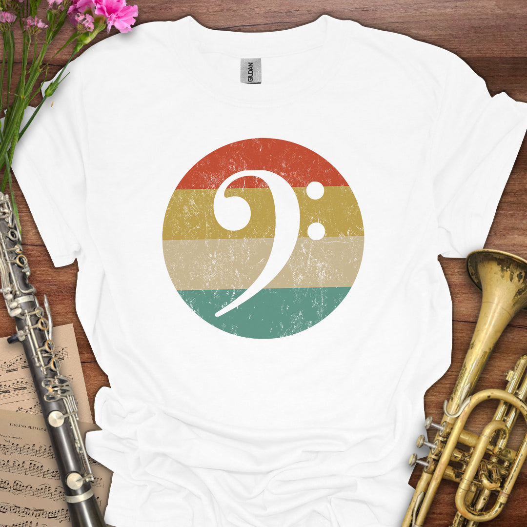 Bass Clef Vintage T-Shirt