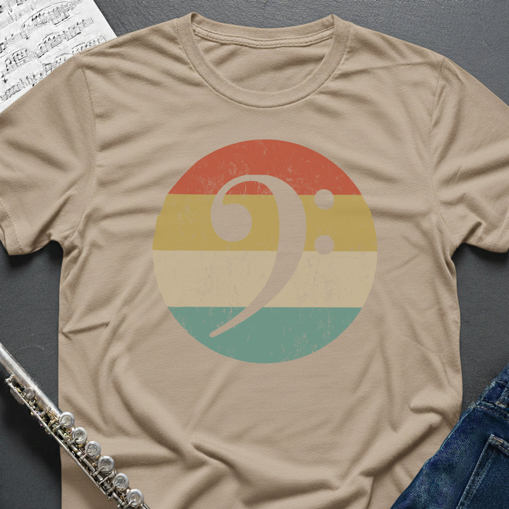 Bass Clef Vintage T-Shirt