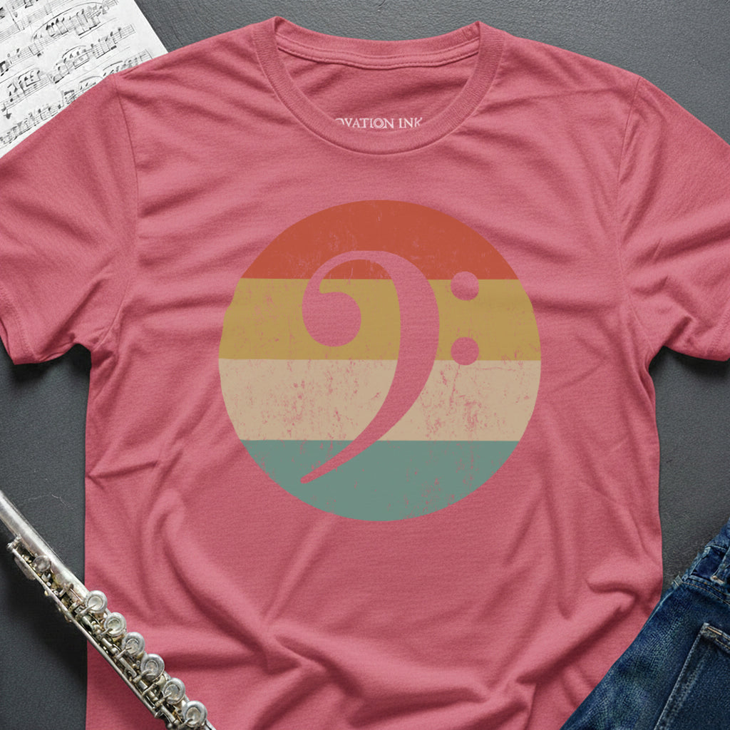 Bass Clef Vintage T-Shirt