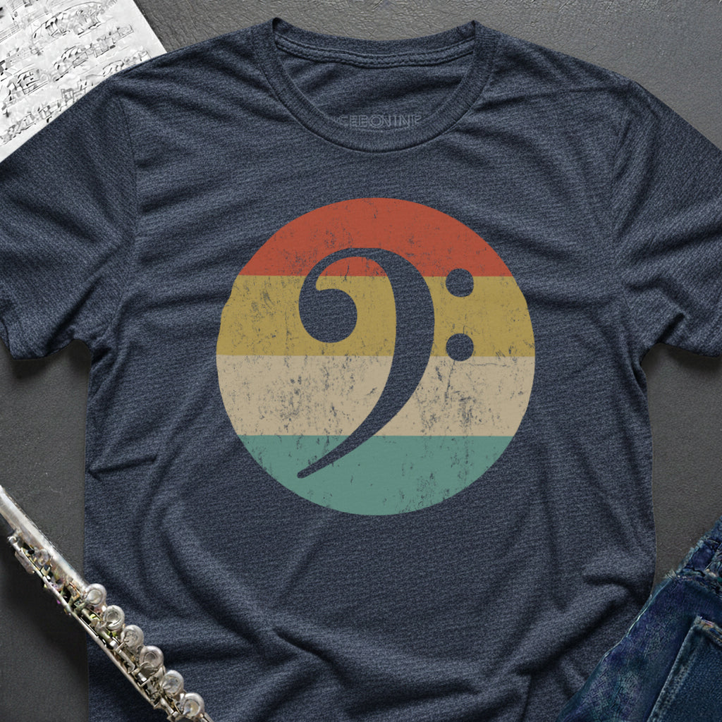 Bass Clef Vintage T-Shirt