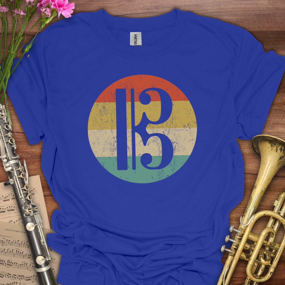 Alto Tenor Clef Vintage T-Shirt