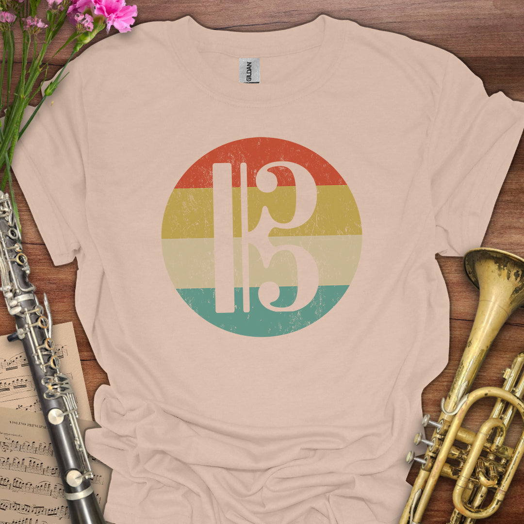 Alto Tenor Clef Vintage T-Shirt