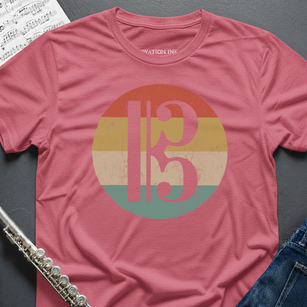 Alto Tenor Clef Vintage T-Shirt
