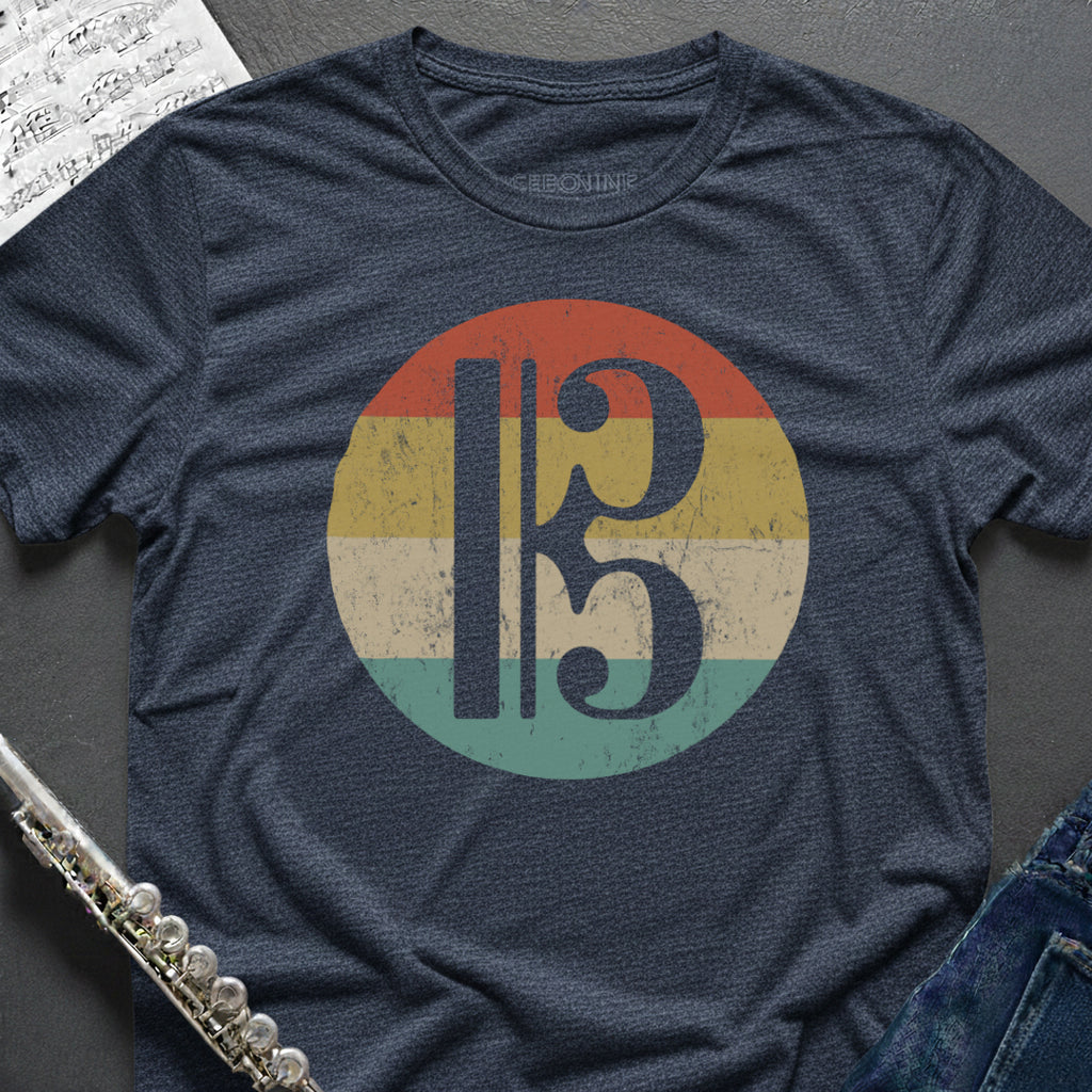 Alto Tenor Clef Vintage T-Shirt