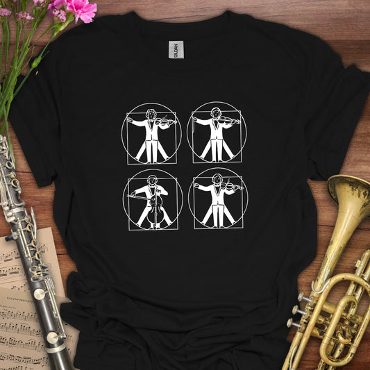Vitruvian String Quartet T-Shirt