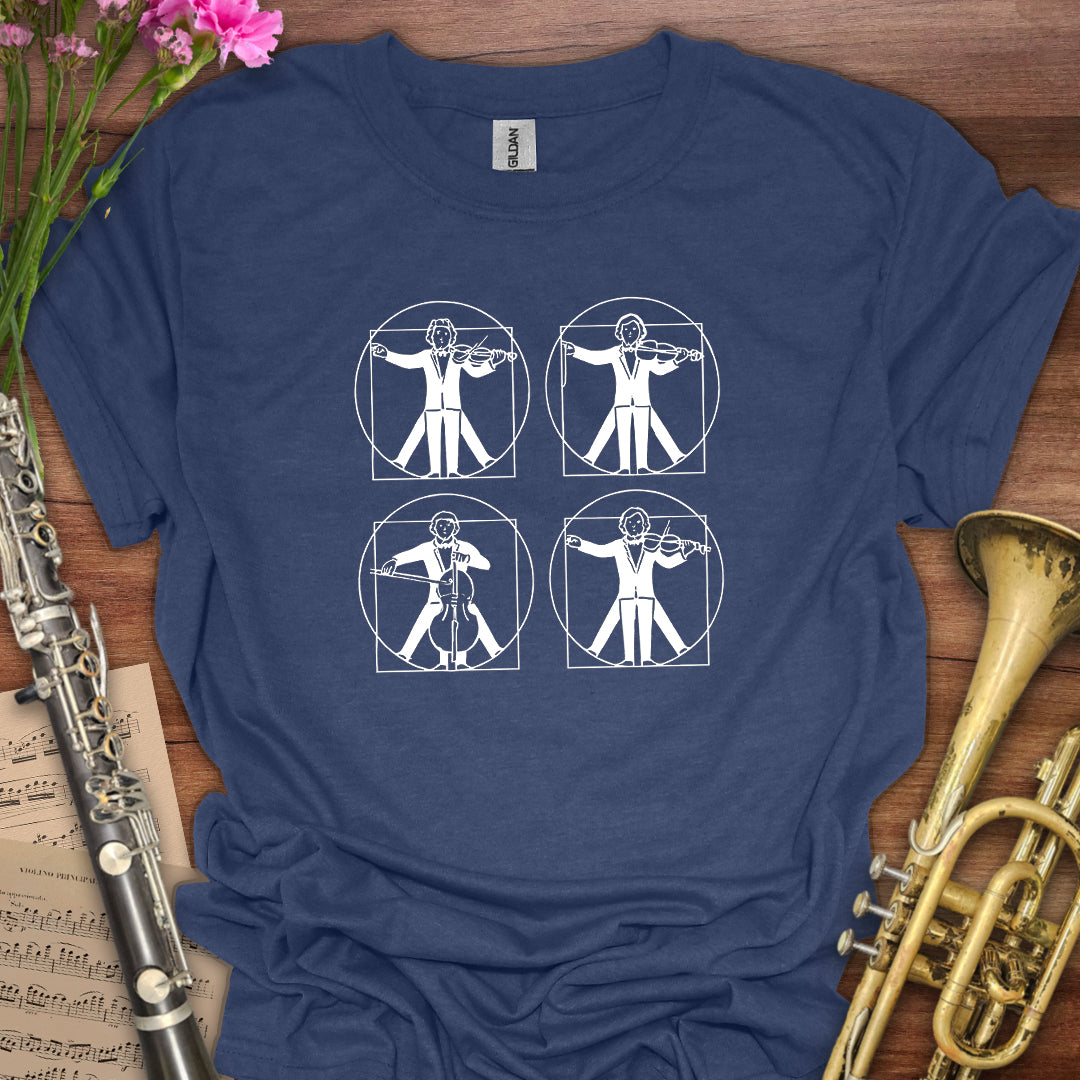Vitruvian String Quartet T-Shirt