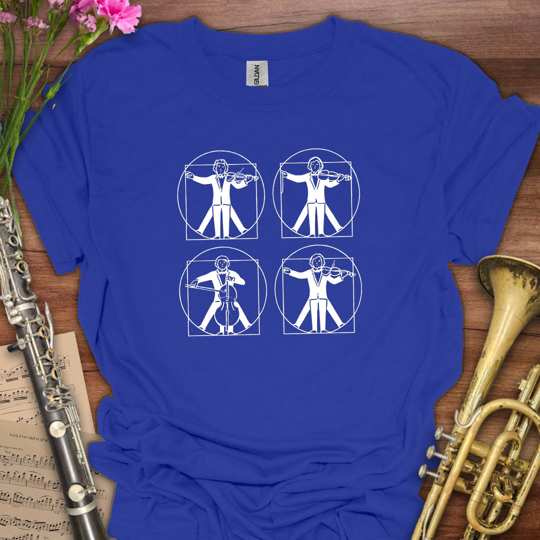 Vitruvian String Quartet T-Shirt