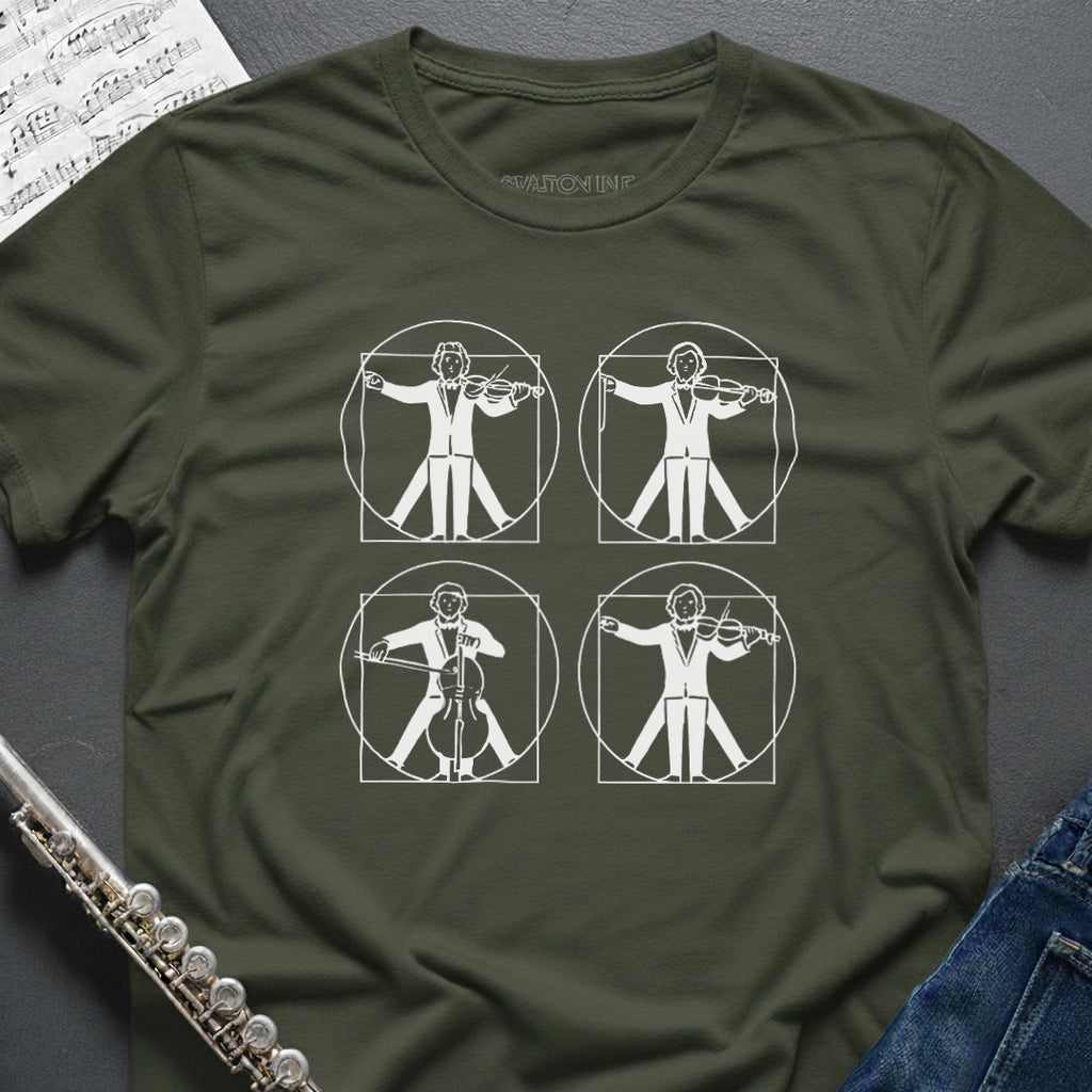 Vitruvian String Quartet T-Shirt