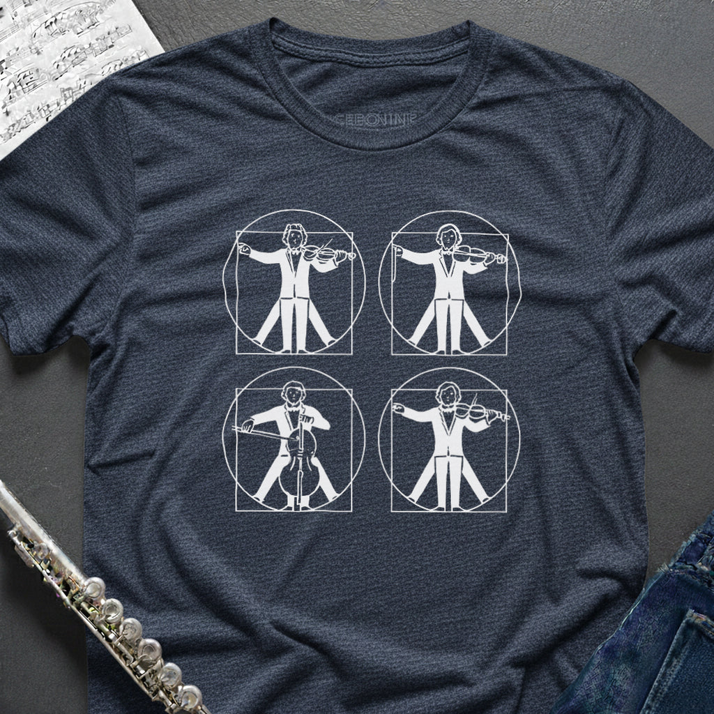 Vitruvian String Quartet T-Shirt