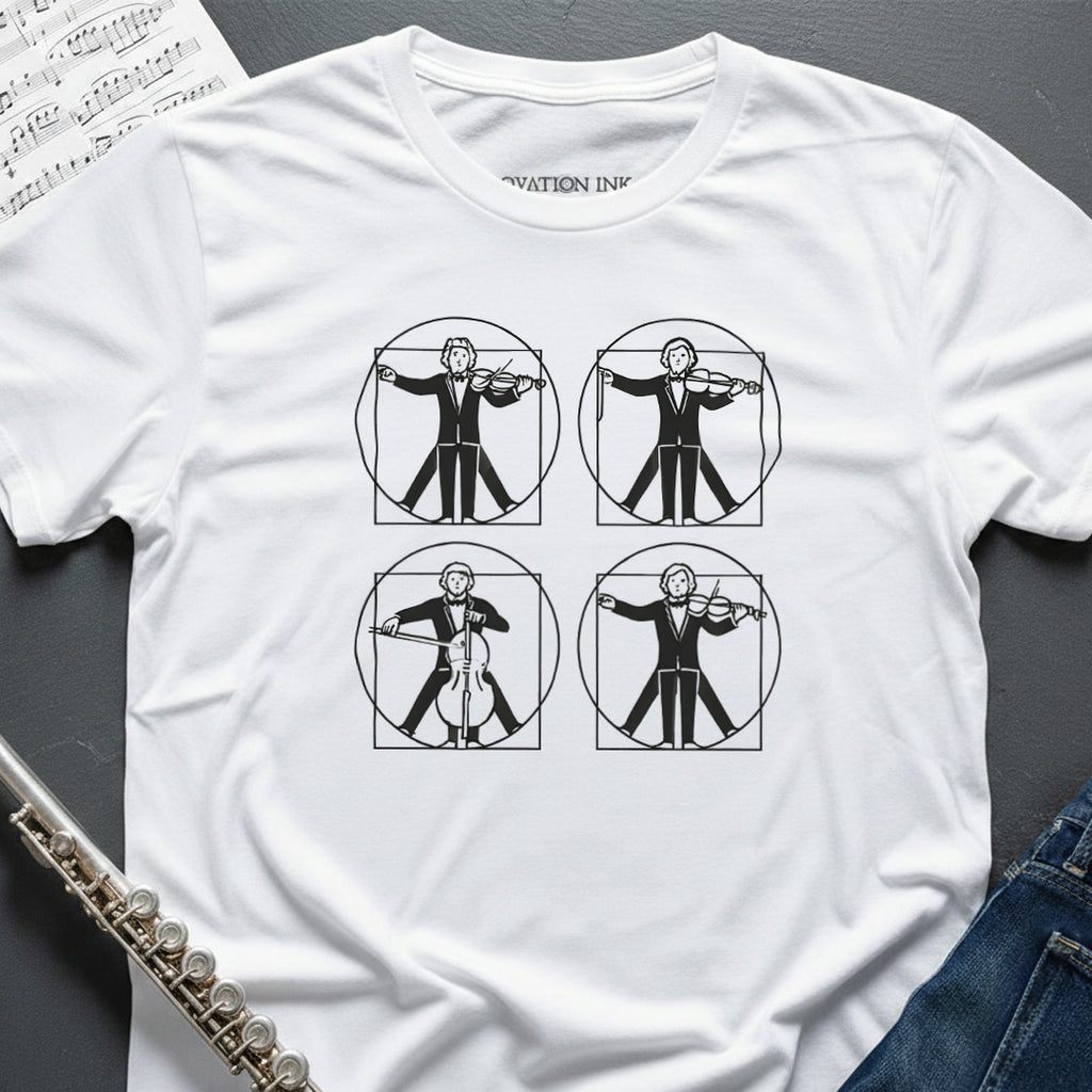 Vitruvian String Quartet T-Shirt