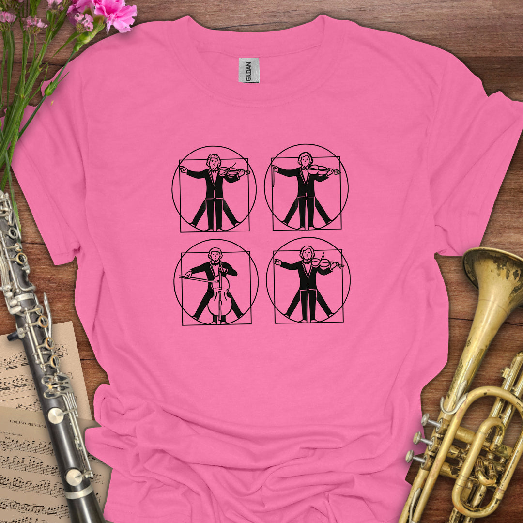 Vitruvian String Quartet T-Shirt