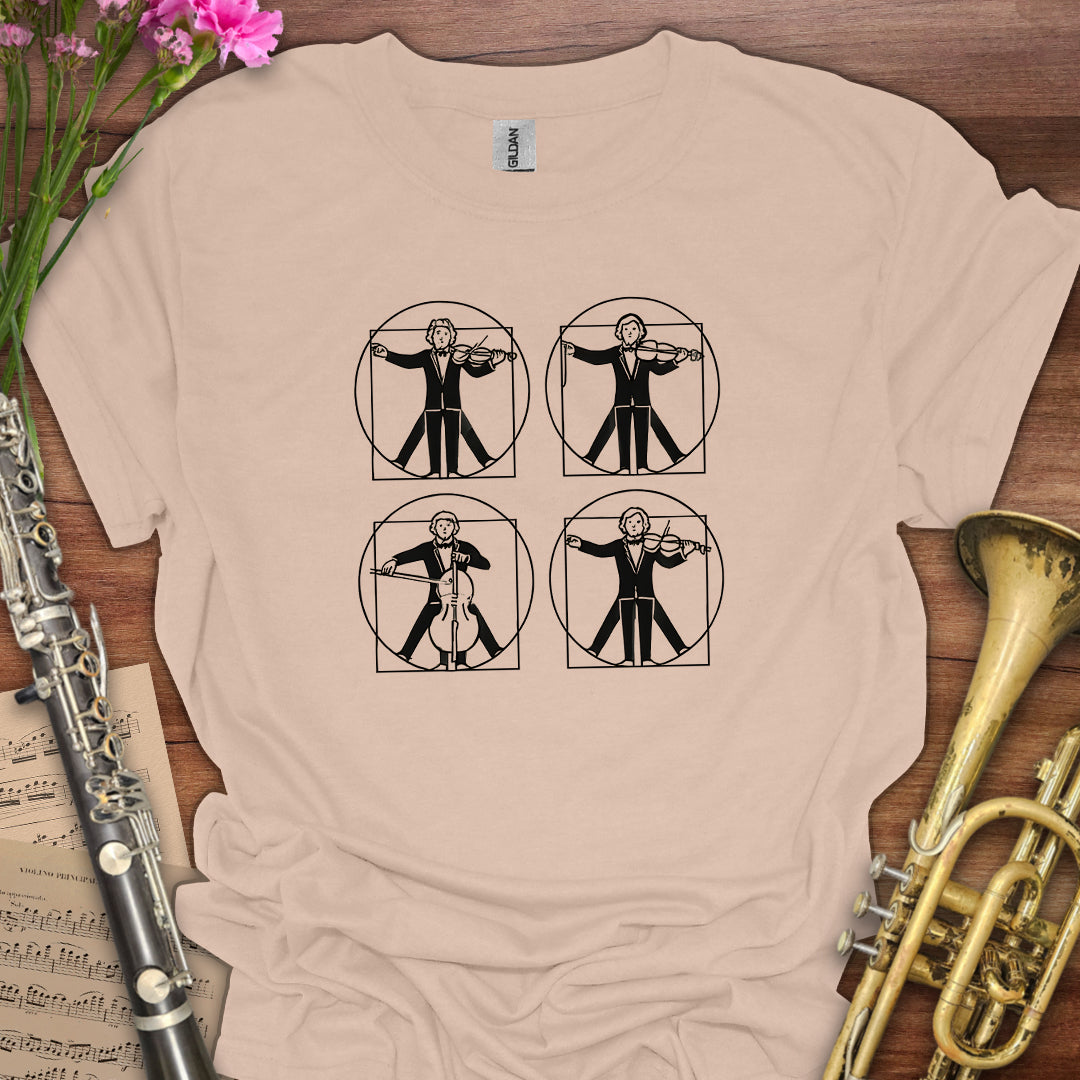 Vitruvian String Quartet T-Shirt
