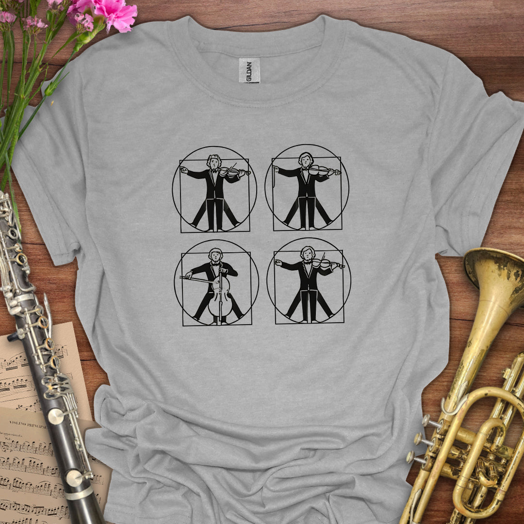 Vitruvian String Quartet T-Shirt