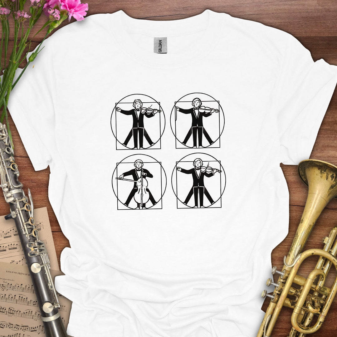 Vitruvian String Quartet T-Shirt