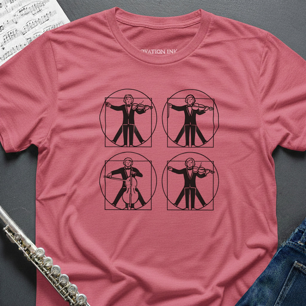 Vitruvian String Quartet T-Shirt