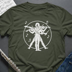 Vitruvian Violin T-Shirt