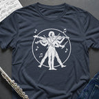 Vitruvian Violin T-Shirt