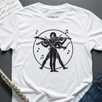 Vitruvian Violin T-Shirt