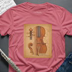 Stradivarius Violin Drawing T-Shirt