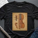 Stradivarius Violin Drawing T-Shirt