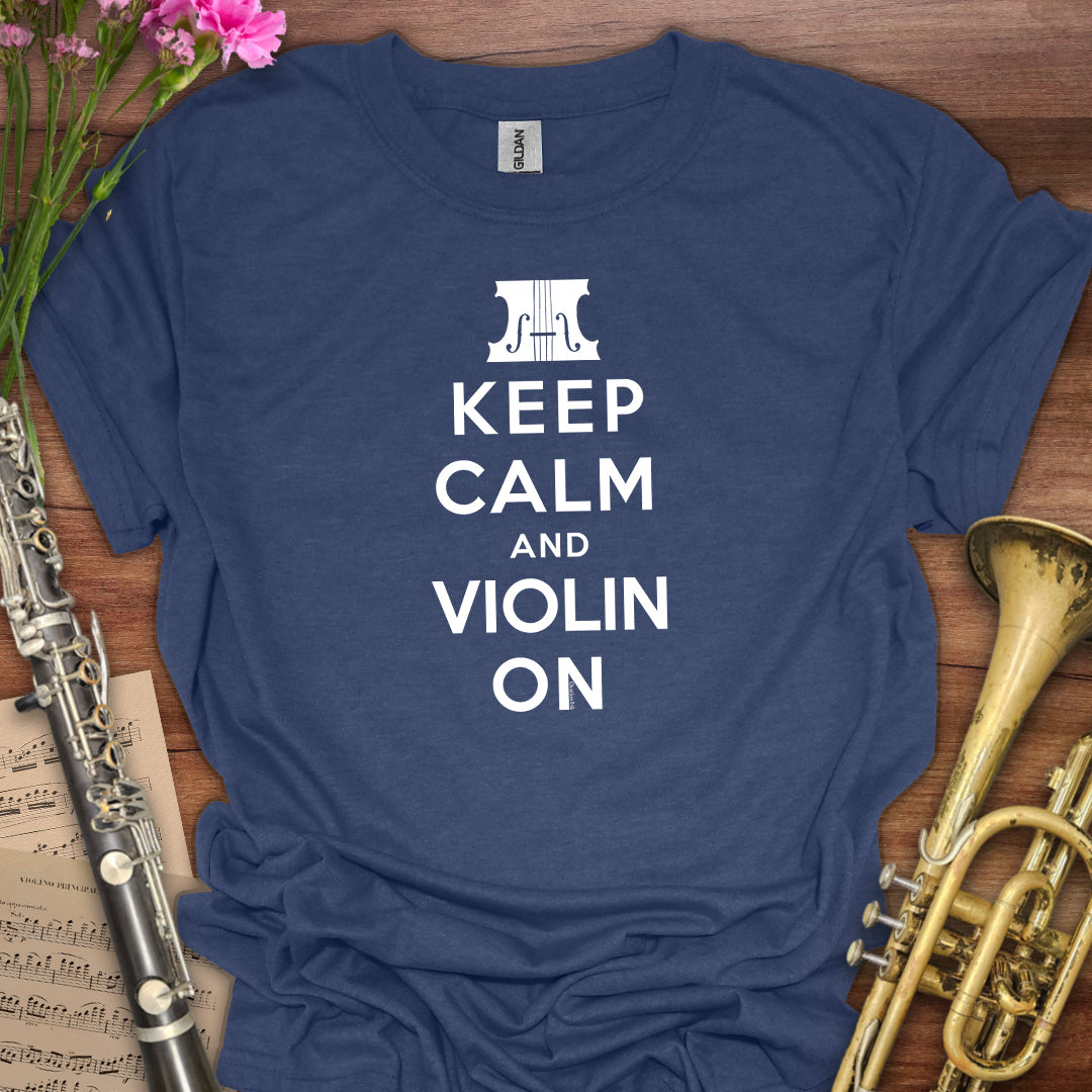 Keep Calm Violin T-Shirt