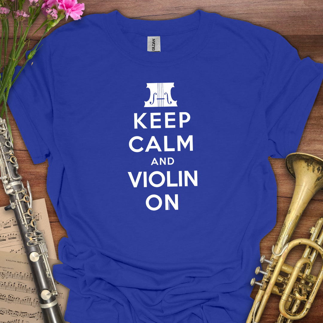 Keep Calm Violin T-Shirt
