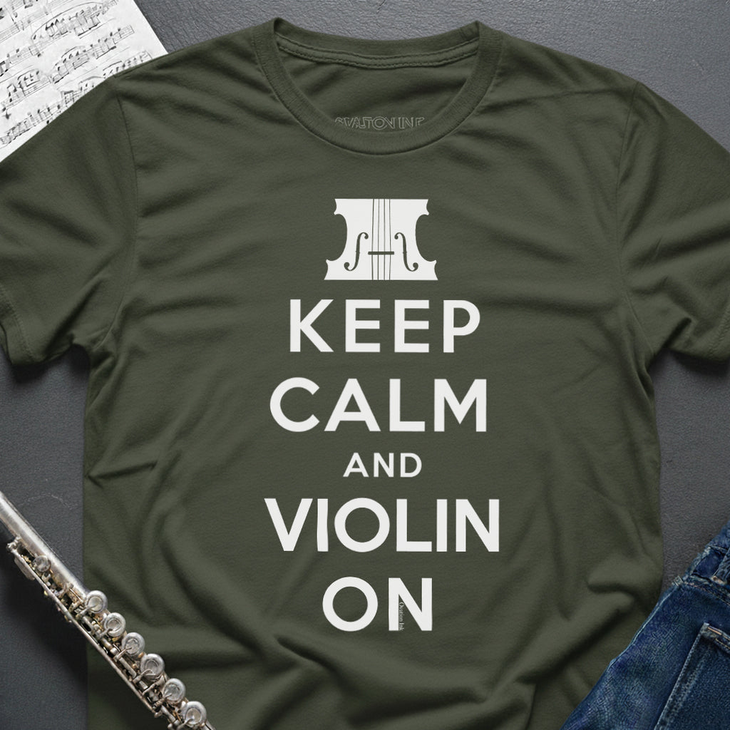 Keep Calm Violin T-Shirt