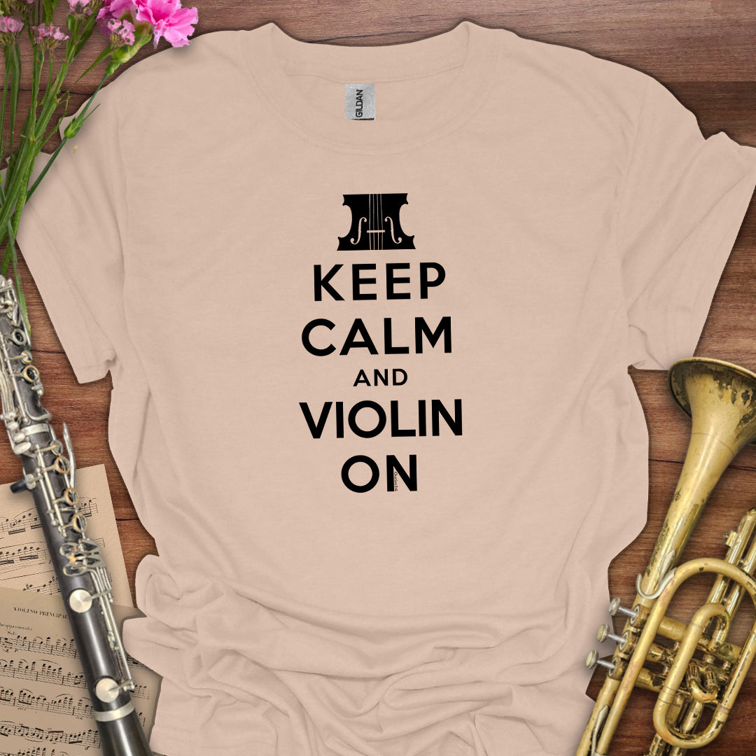Keep Calm Violin T-Shirt