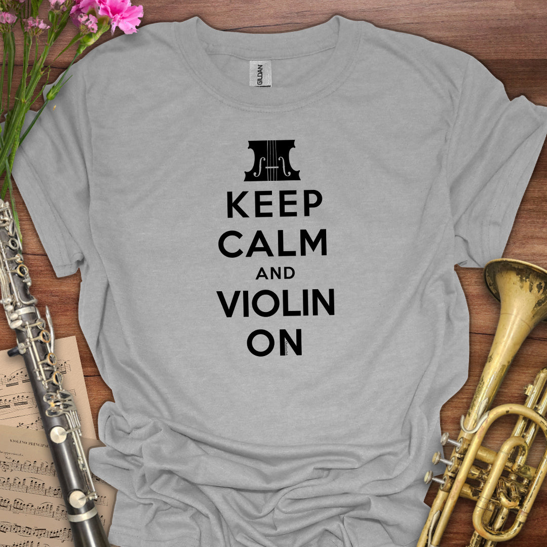 Keep Calm Violin T-Shirt