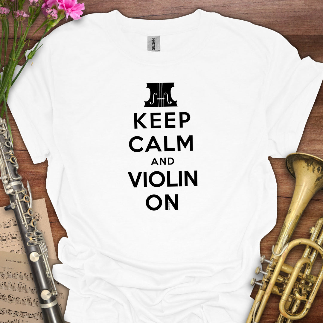 Keep Calm Violin T-Shirt
