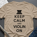 Keep Calm Violin T-Shirt