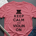 Keep Calm Violin T-Shirt