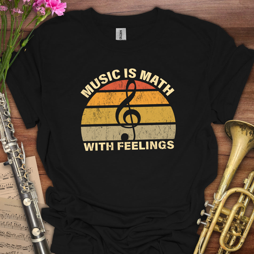 Music is Math Treble T-Shirt