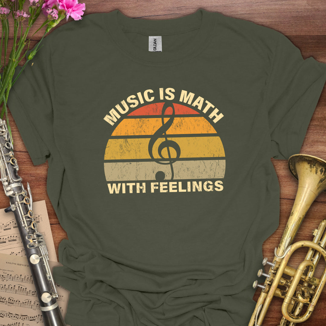 Music is Math Treble T-Shirt