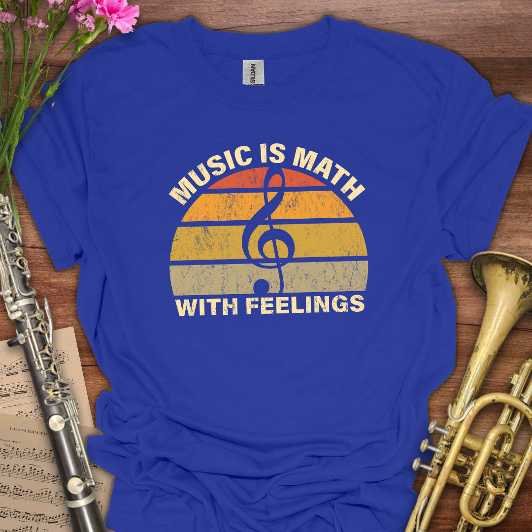 Music is Math Treble T-Shirt
