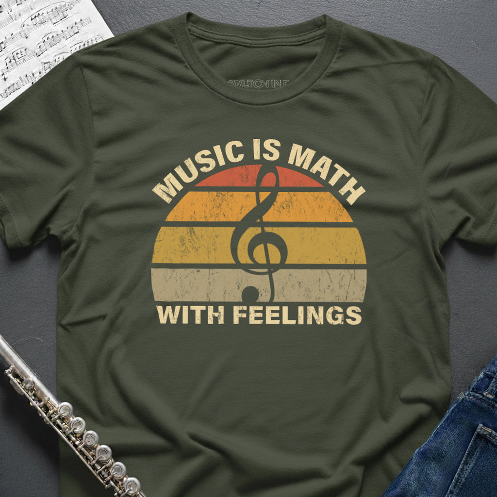 Music is Math Treble T-Shirt
