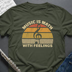 Music is Math Treble T-Shirt